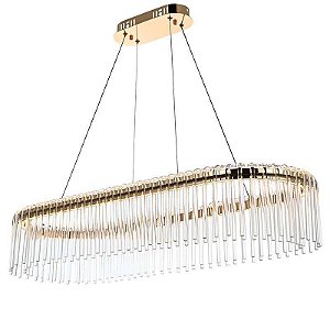 PENDENTE LED GOULI 30* 90CM 36W 2700K OURO BRILHO