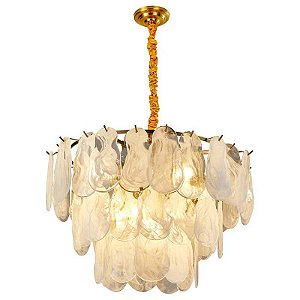 PENDENTE VELLE 60CM 8*E14 DOURADO