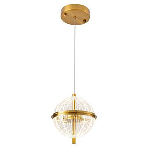 PENDENTE LED MIZA 12W 2700K OURO BRILHO