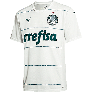 Camisa Palmeiras II 23/24 s/ nº Torcedor Puma Masculina - Branco - Outlet  Palmeiras