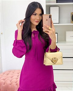 VESTIDO FUCCIA