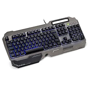 Teclado gamer superfície em metal TC222