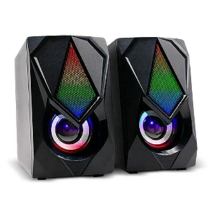 Caixa de som 2.0 gamer 12W RMS RGB SP951