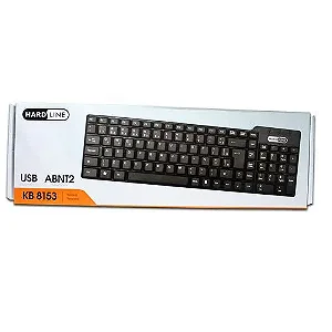 Teclado com fio USB Hard line KB8153