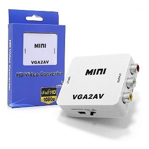 Conversor Mini VGA x 2AV