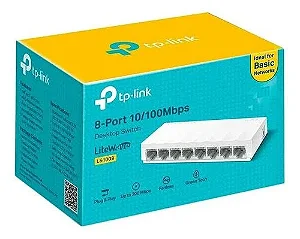 Switch 8 portas 10/100 TP Link