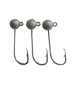 Jig Head Cabeça Chumbo Kit com 3 Unidades - Herman
