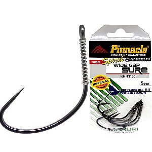 Anzol Wide Gap Sure Spiral 1/0 05 Unidades - Pinnacle
