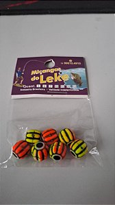 Miçanga Pitanguinha 8mm - Miçangas do Leke