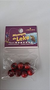 Miçanga Sorocaba 10mm Cores Lisas - Miçangas do Leke