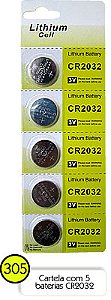Bateria Bóia Luminosa 45 Gramas CR2032- Boias Barão