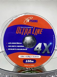 Linha Multifilamento Ultra Line 4X 100 Metros  - Tr Fishing
