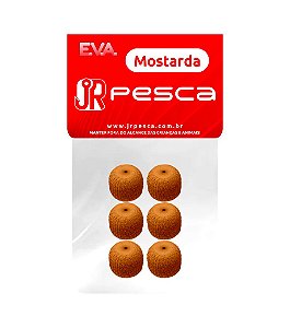 EVA  Mostarda Formato Ração 14mm - Jr Pesca
