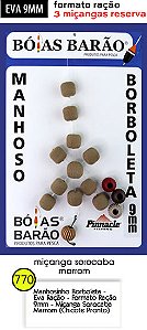 Manhoso Borboleta 9mm Cor Ração ( 4 Miçangas ) - Bóias Barão