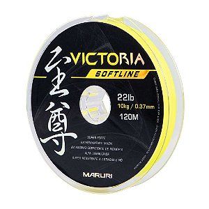 Linha Monofilamento Victoria Amarela 120 Metros - Maruri