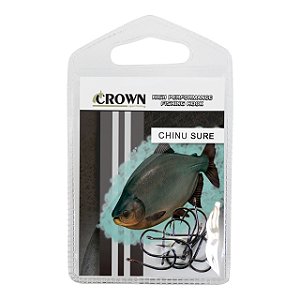 Anzol Chinu Sure Black - Crown