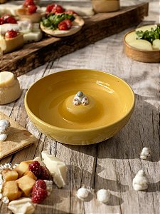 Prato de Aperitivo Coelho - Amarelo