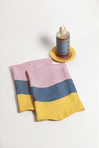 Kit Sabonete Líquido + Pratinho + 2 Toalhas de Linho - Collab Bruna Azem