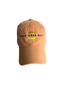 Boné "Good Vibes Only"- Salmão