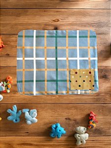 Jogo Americano Infantil Xadrez - Bolso Poá