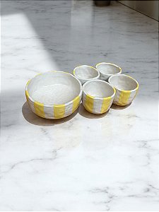 Petisqueira Listra Amarela