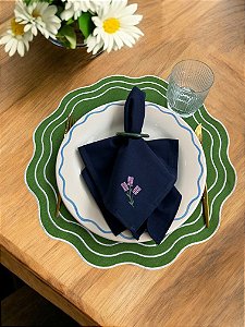 Jogo Americano Verde Trionda Pérola