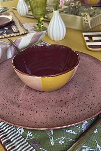 Bowl Rosa e Amarelo