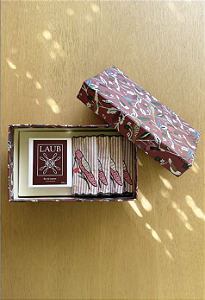 KIt vela Flor de Amora + Guardanapo Coquetel Listras Rosa