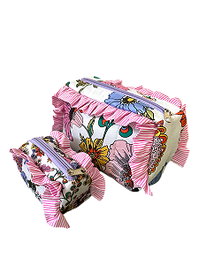 Dupla Necessaire Flores Maxi - M e P