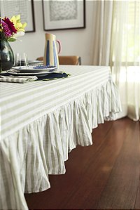Toalha de Mesa Listra 8pp - Verde