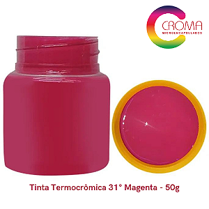 Tinta Termocrômica Magenta 31°C - 50g