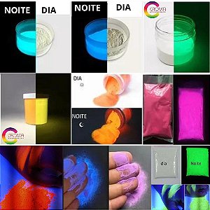 PIGMENTO FOSFORESCENTE GLOW IN THE DARK BRILHA NO ESCURO - 50 g