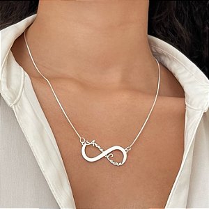 Colar personalizado infinito