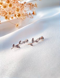 Brinco Earcuff Rosa