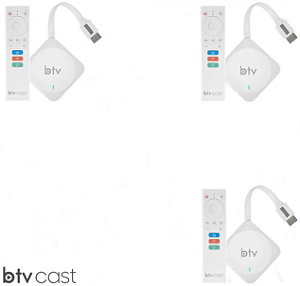 Três Btv Cast Ultra Hd 4K 8GB Wi-Fi Dual Band