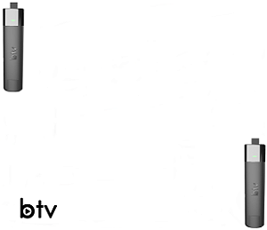 Dois Btv Stick ES15 Ultra Hd 4K 8GB Wi-Fi Dual Band