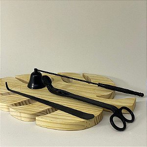 Kit cuidados c/ vela - 3 pecas - Black
