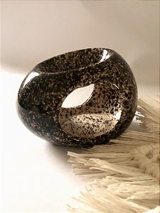 Kit Rechaud cerãmica Organico + wax melts 80g MARMORIZADO ( Consultar disponibilidade)