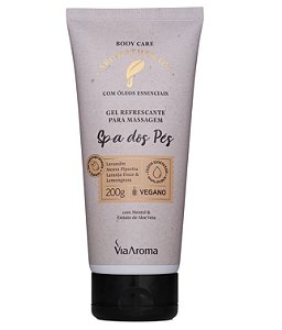 Gel Refrescante para Massagem Spa dos Pes Aromatherapy Via Aroma - 200g