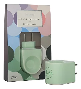 Aromatizador Elétrico tomada - porcelana verde