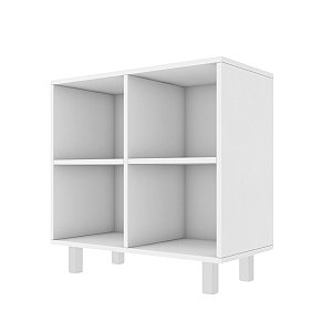 Comoda infantil mini guarda brinquedos colmeia 4 nichos