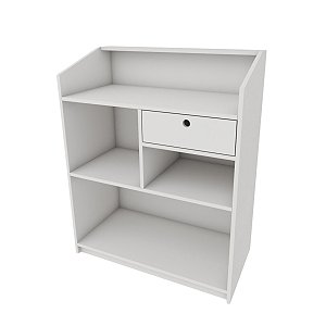 Balcão atendimento loja roupa farmácia recepção petshop vallet caixa branco