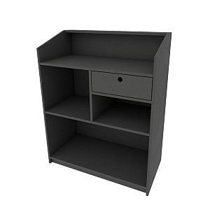 Balcão atendimento loja roupa farmácia recepção petshop vallet caixa preto