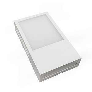Luminária Arandela LED Cube Branco Frio Branco 6500K 12W Bivolt