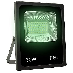 Refletor Holofote MicroLED SMD 30W Verde