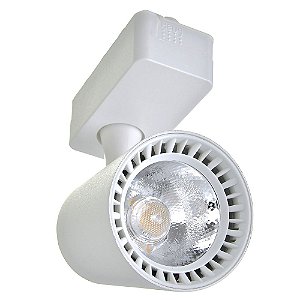 Spot LED 12W Branco Frio para Trilho Eletrificado Branco