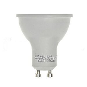 Lâmpada Dicroica LED GU10 6,5w Branco Quente | Inmetro