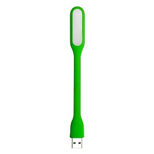 Luminária LED USB para Notebook Verde