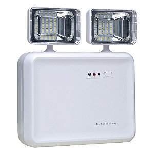Luminária de Emergência LED 1200 Lúmens IP65 | Premium