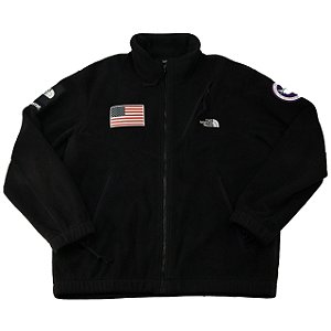 SUPREME x THE NORTH FACE - Jaqueta Trans Antarctica Expedition Fleece "Preto" -USADO-